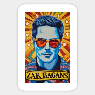 Zak Bagans Retro Art Sticker